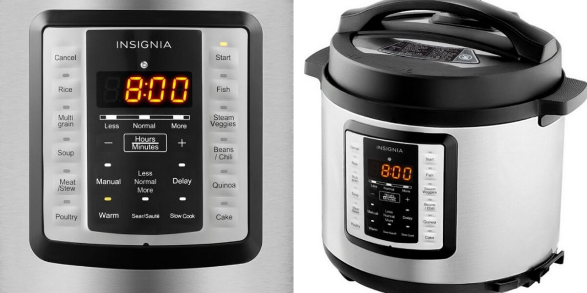 Insignia Multi-function 6-Quart Pressure Cooker $39.99 (Reg