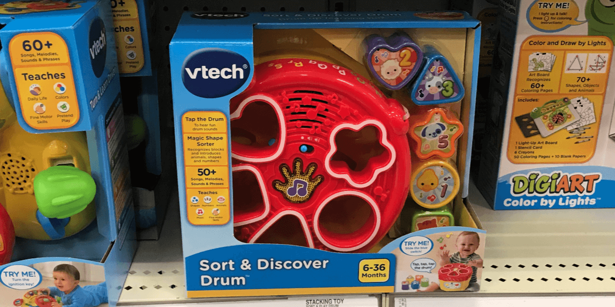 vtech drum shape sorter