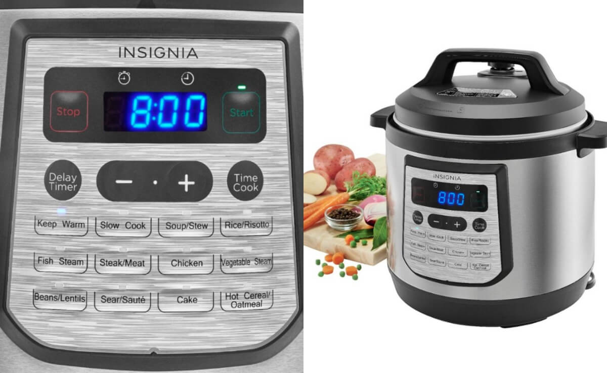 Insignia Multi-function 8-Quart Pressure Cooker $39.99 (Reg
