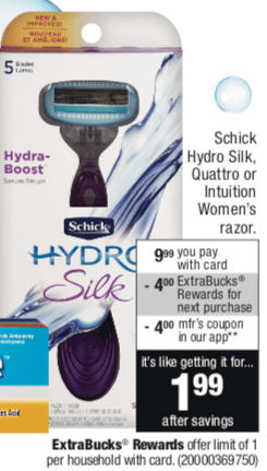 Schick Coupons January 2019