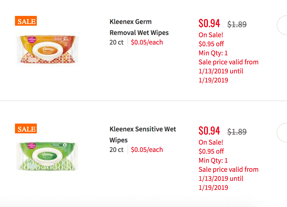 Kleenex Coupon January 2019