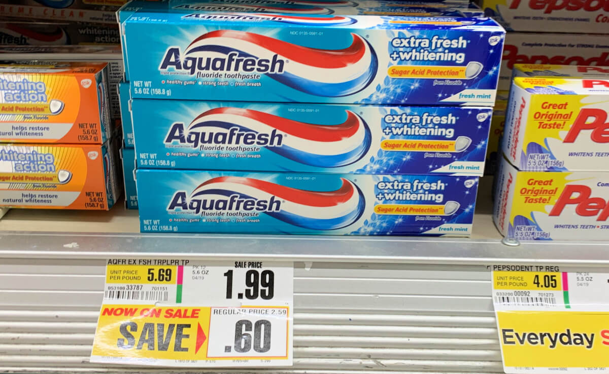 aquafresh toothpaste coupons