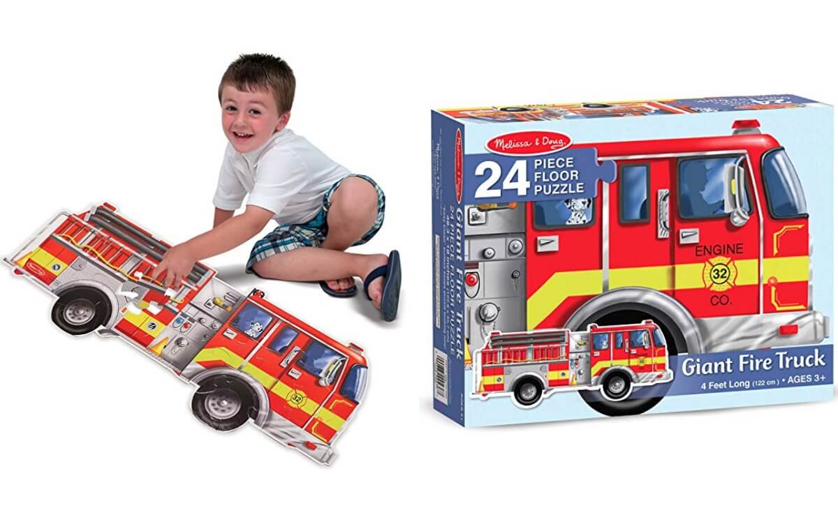 melissa and doug fire engine puzzle