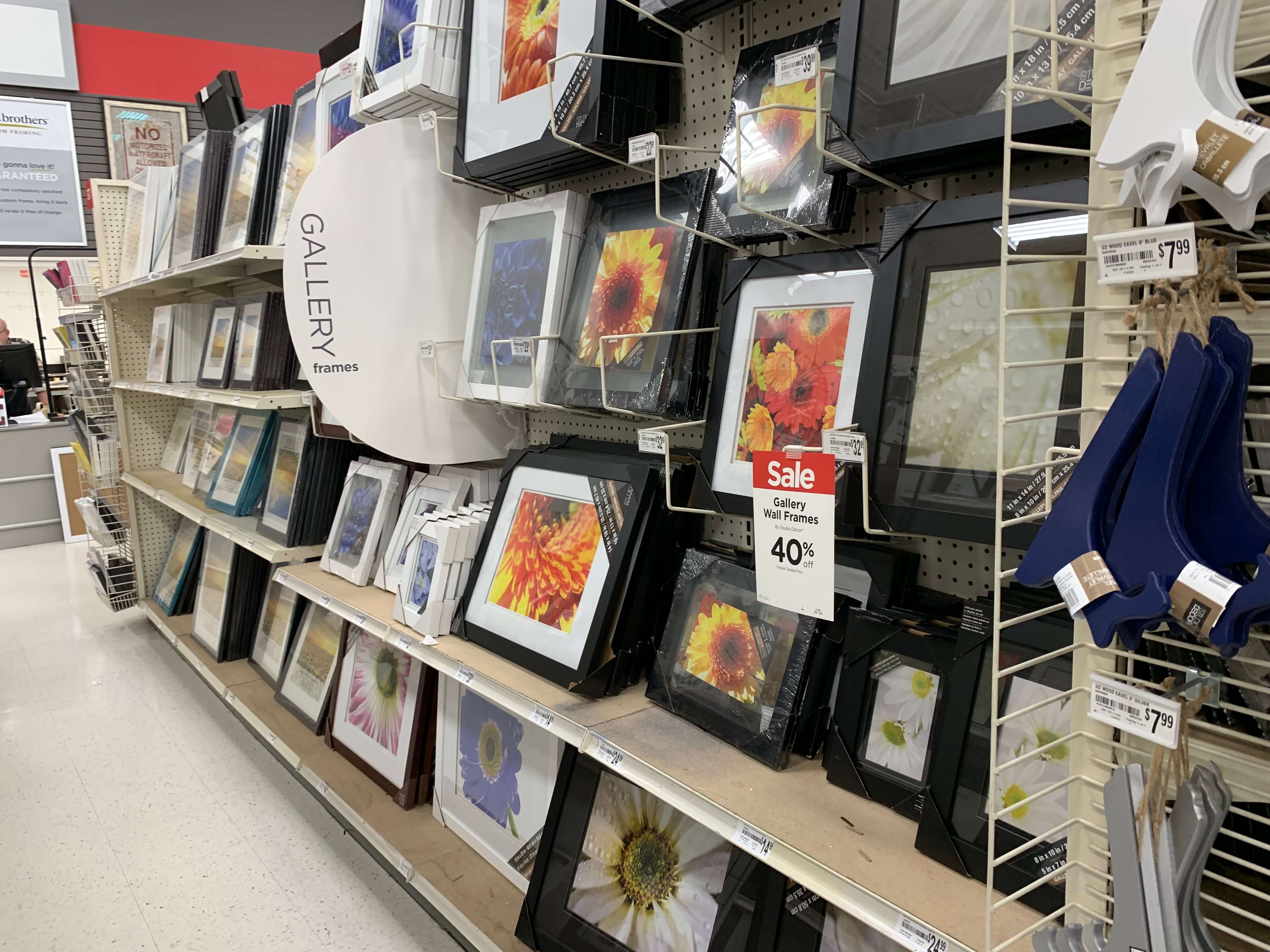 michaels framing discount