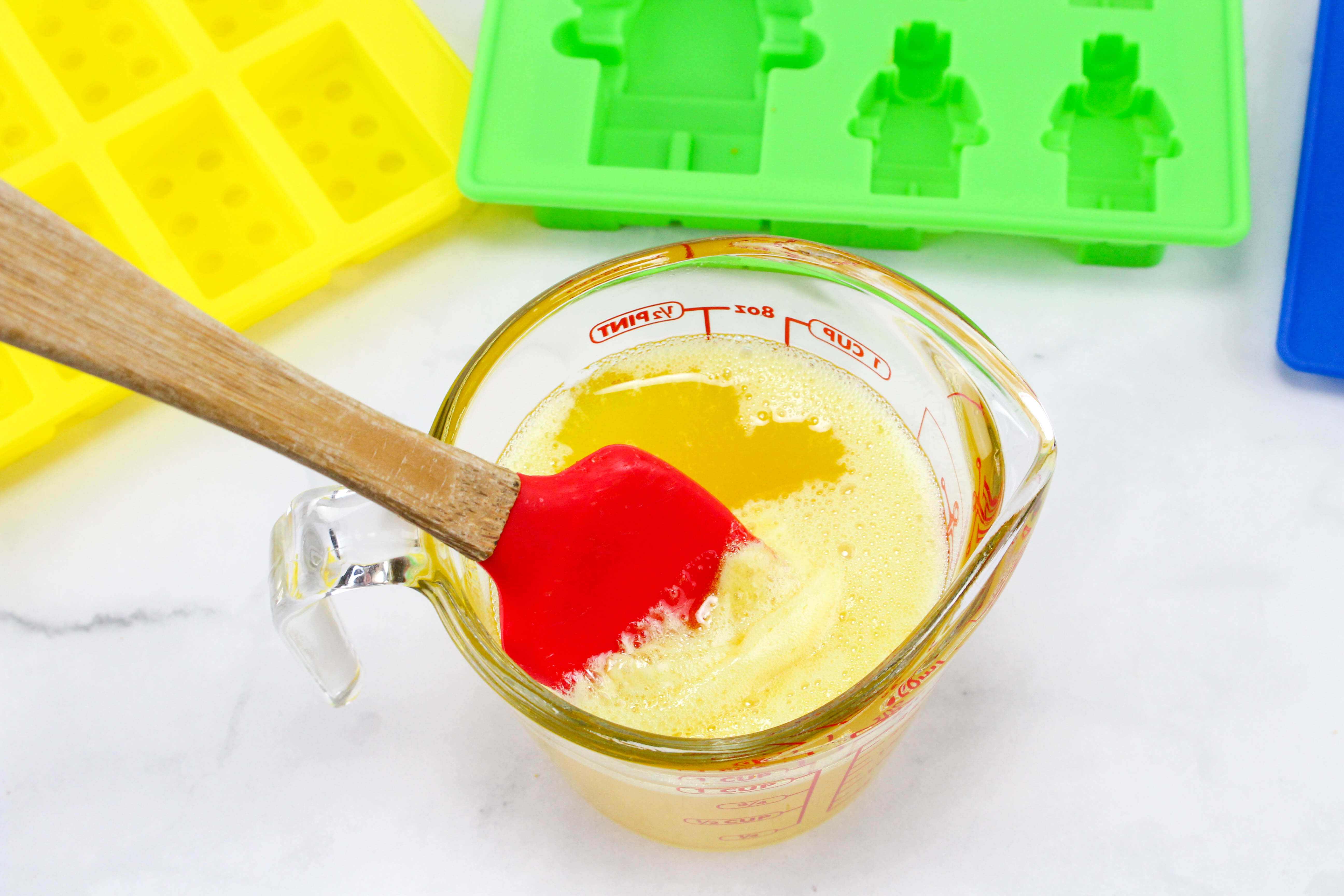 JELL-O PLAY LEGO MOLDS Jello Shots Jigglers Candy Top Bottom Brick 3 Pieces