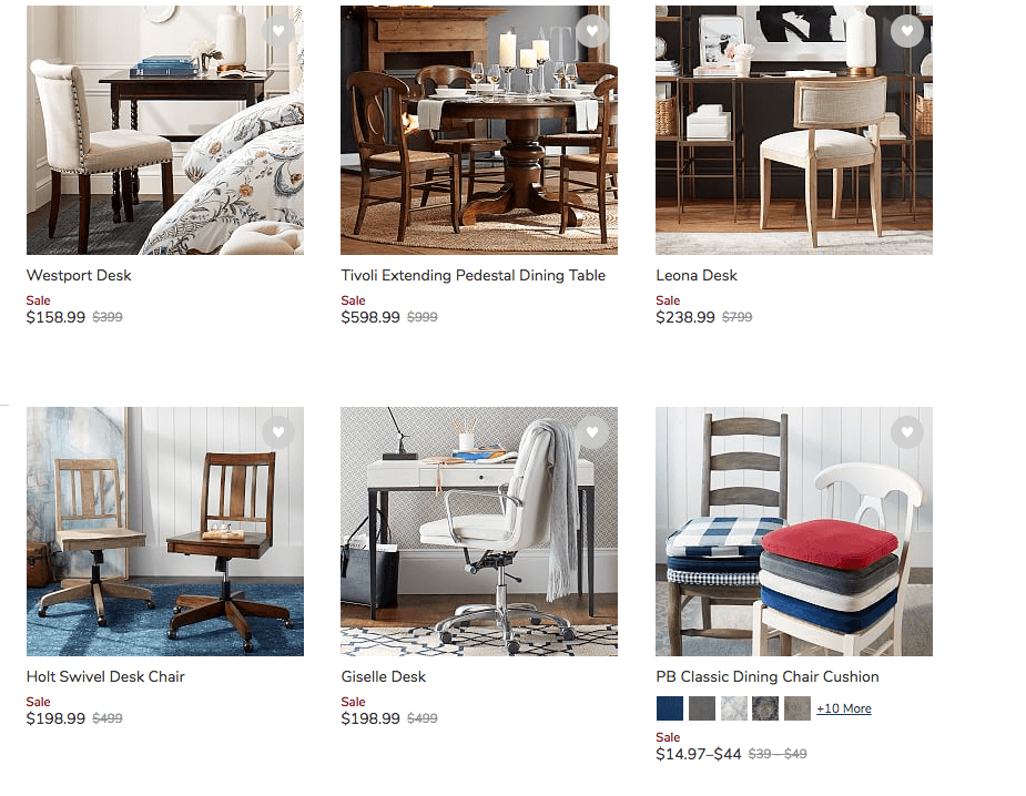 Pottery Barn Up To 70 Off President S Day Sale Furniture