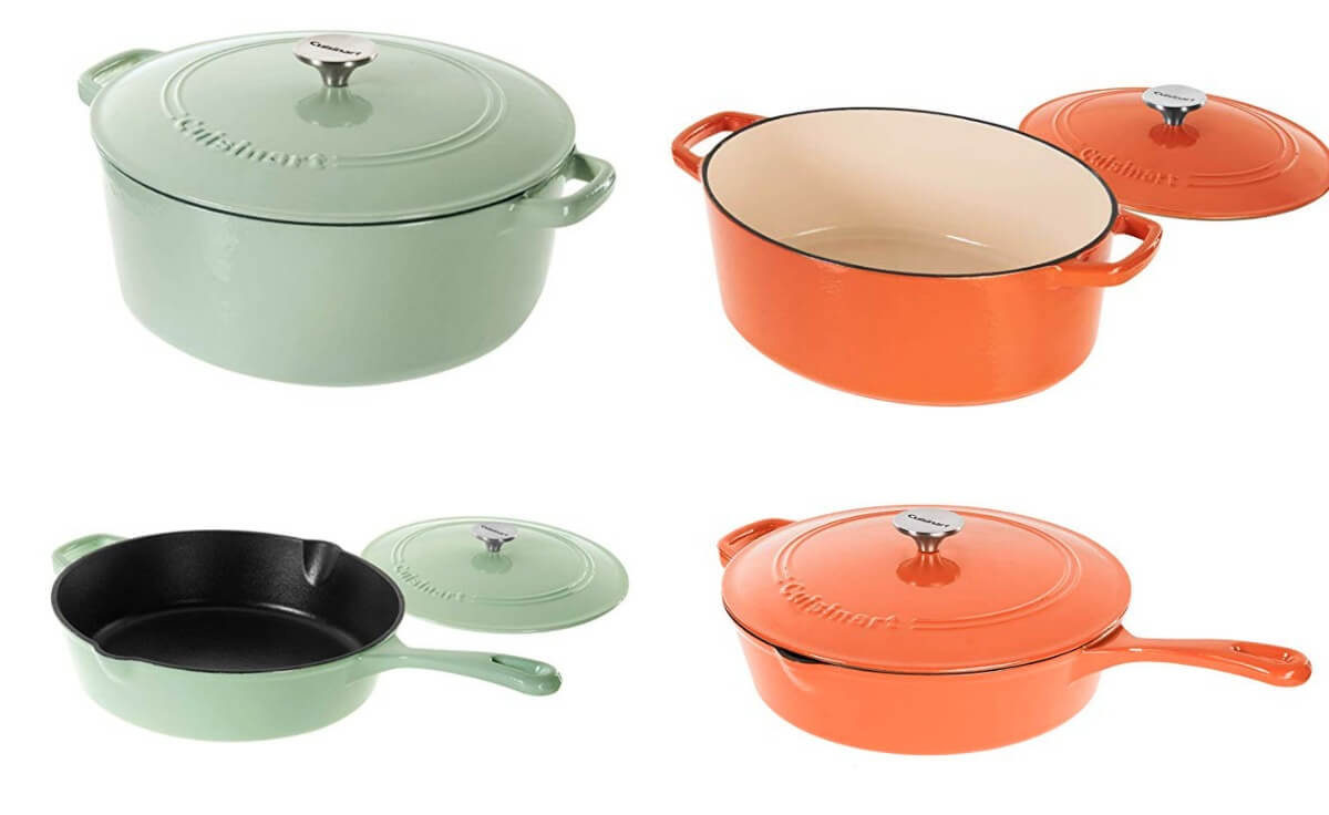 Cuisinart cast iron cookware is on sale for 46% off at