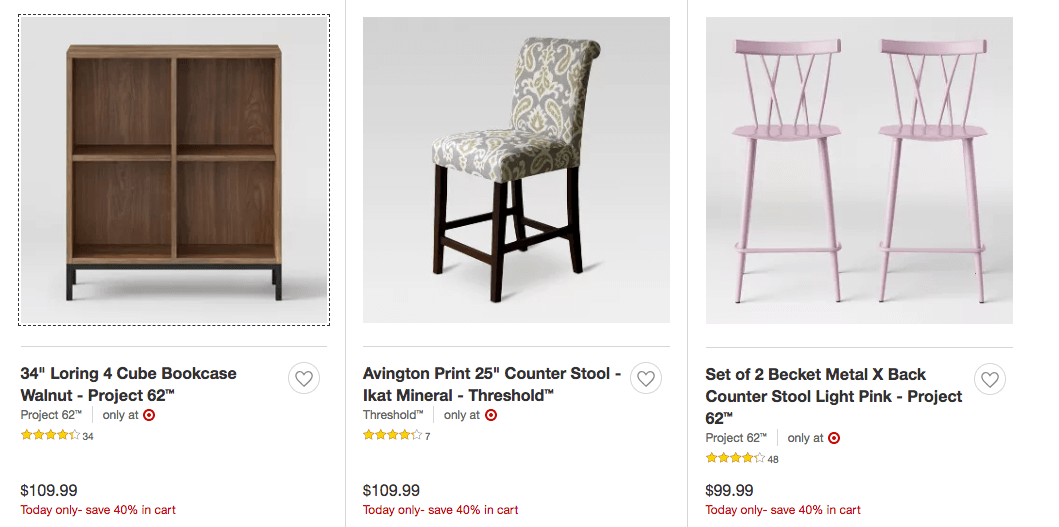 40 Off 1 Furniture Item Today Only Online At Target Living Rich