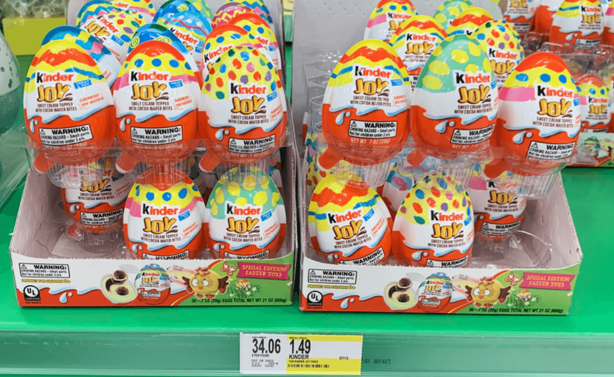 kinder eggs target