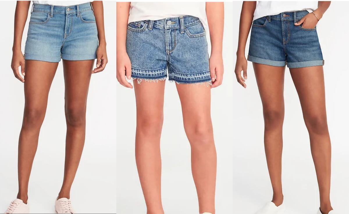 old navy short jeans
