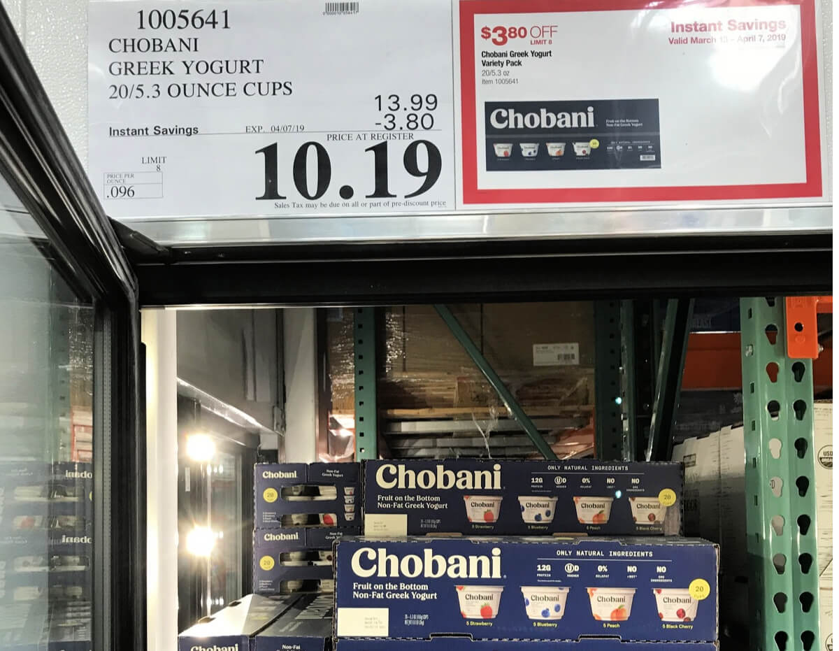 Costco Hot Deal on Chobani Greek Yogurt 0.51 per Cup! Living Rich