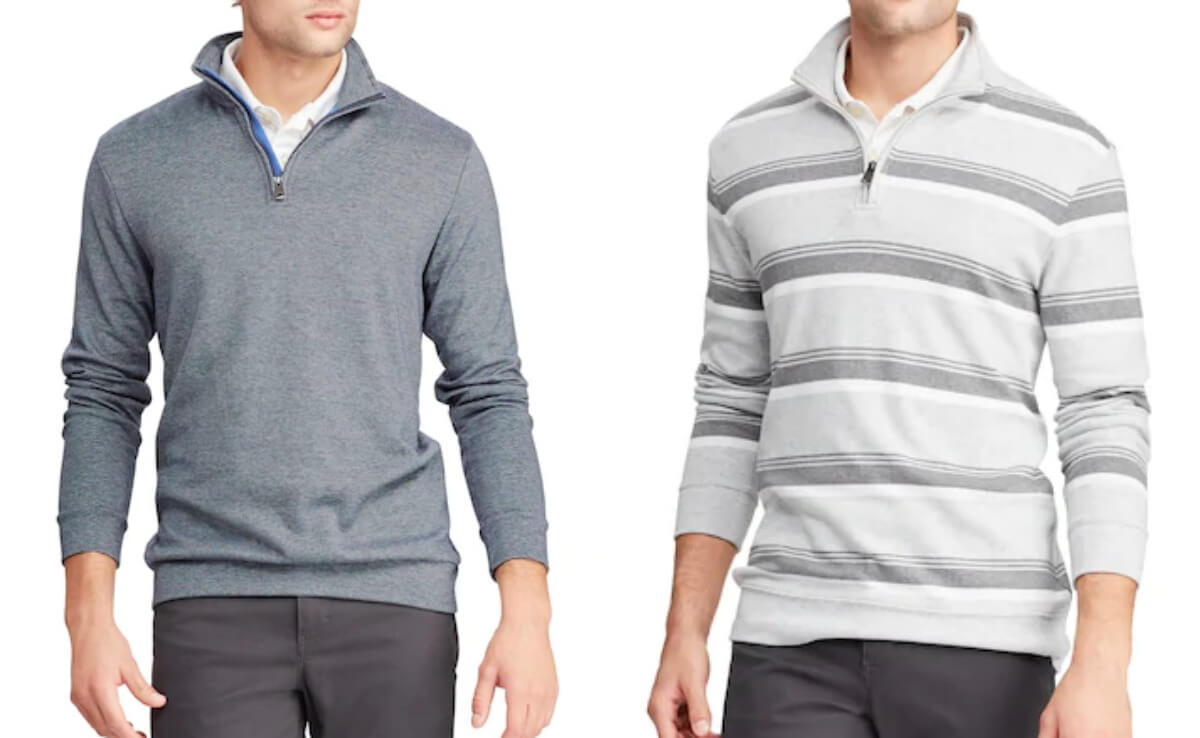 kohls mens zip up sweaters