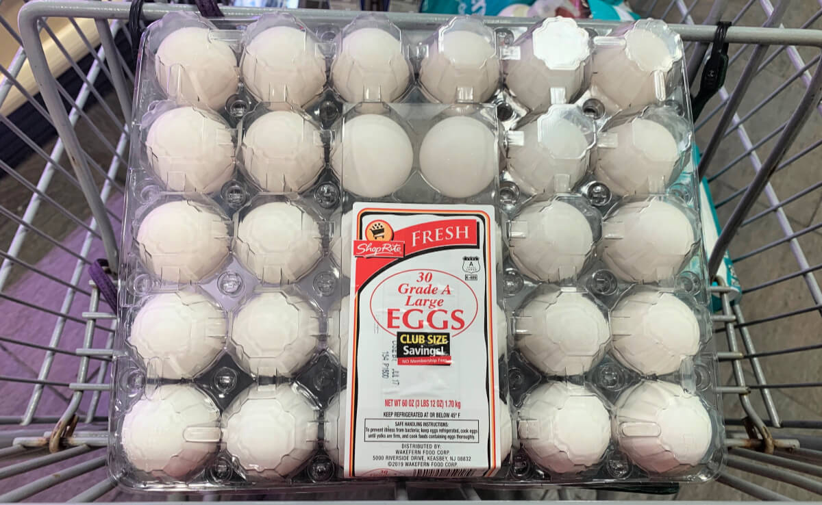 ShopRite Brand Large White Eggs 2.5 dozen Just 1.77! {No Coupons