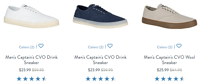 men's captain's cvo drink sneaker