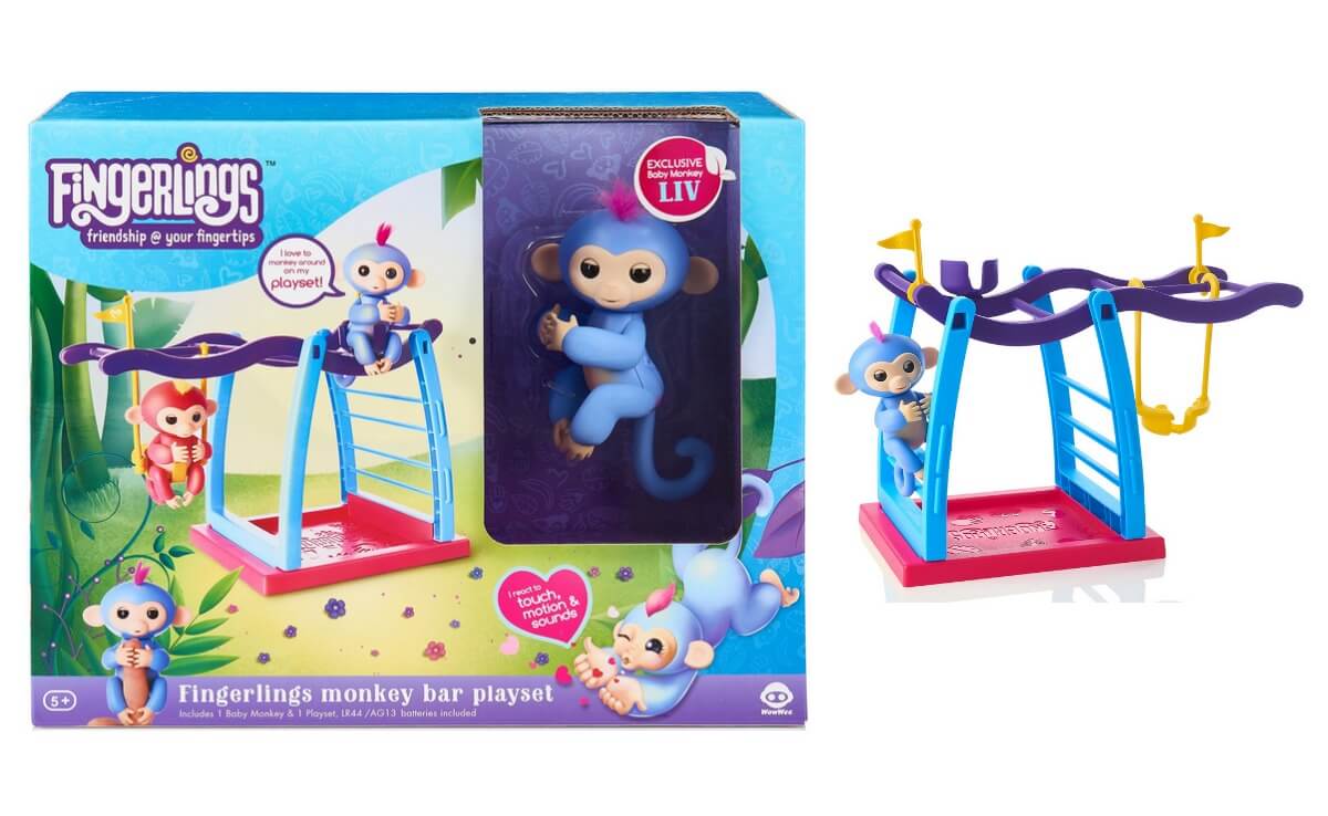 fingerlings monkey bar playset