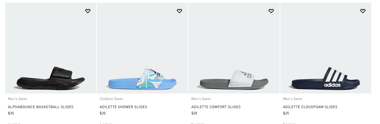 adidas 50 off slides