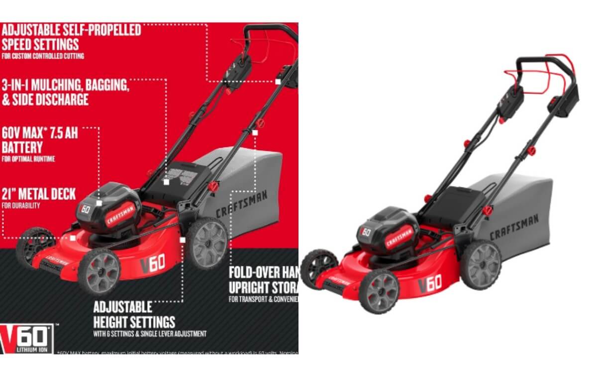 Craftsman v60 self propelled 2024 lawn mower