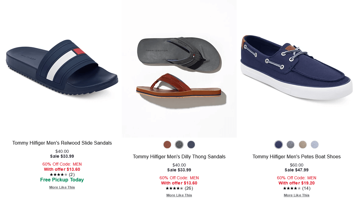 macy's tommy hilfiger slides