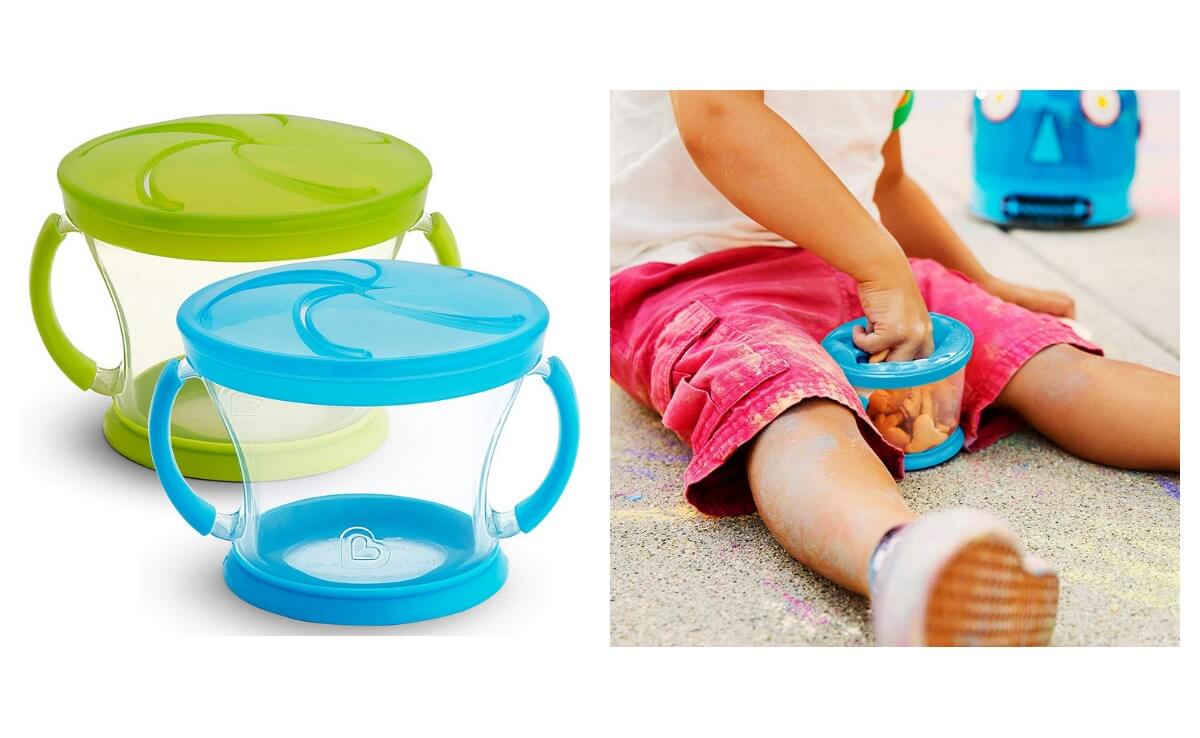 Munchkin 2 Piece Snack Catcher Blue Green