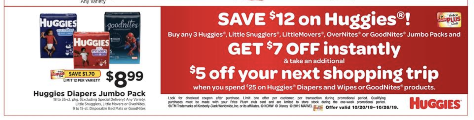 Huggies Jumbo Packs As Low As 2 16 At Shoprite Ibotta Rebates