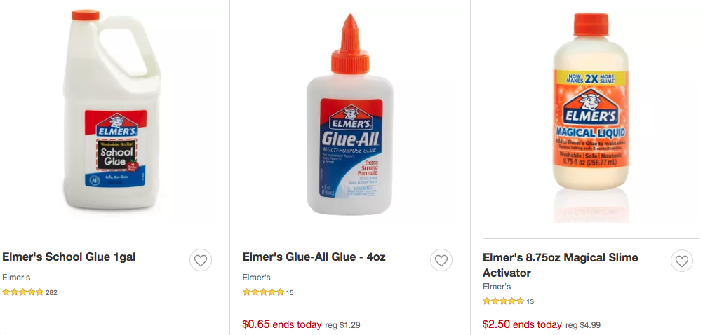 50% Off Elmer's Glue & Slime Kits at Target