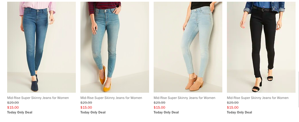 old navy $15 jeans sale 2019
