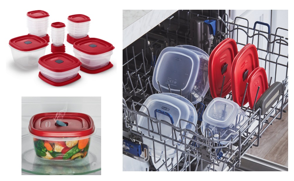 Rubbermaid, Easy Find Lid Food Storage Containers with Vented Lids, 40-Piece  Set 