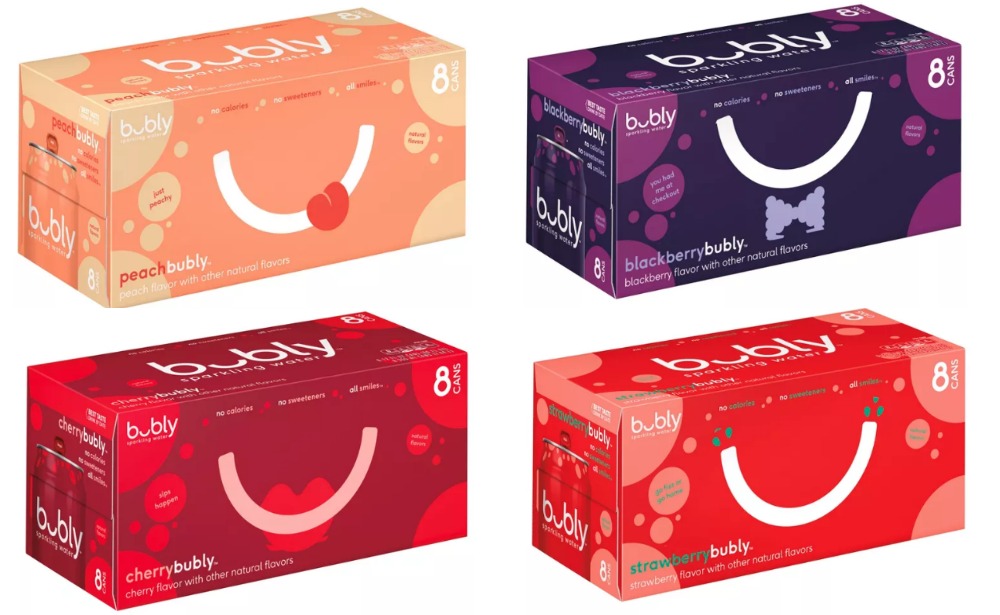 Bubly Sparkling Water – 8pk/12 fl oz Cans – $2.40 Each at Target