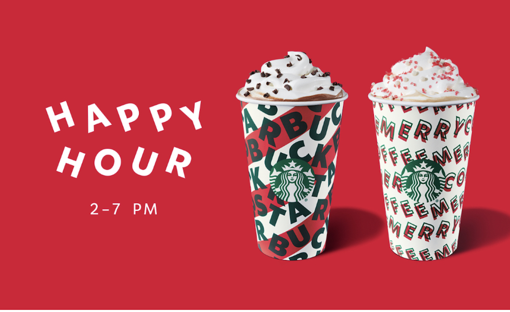BOGO Any Starbucks Drink Every Thursday in December! {Happy Hour 27