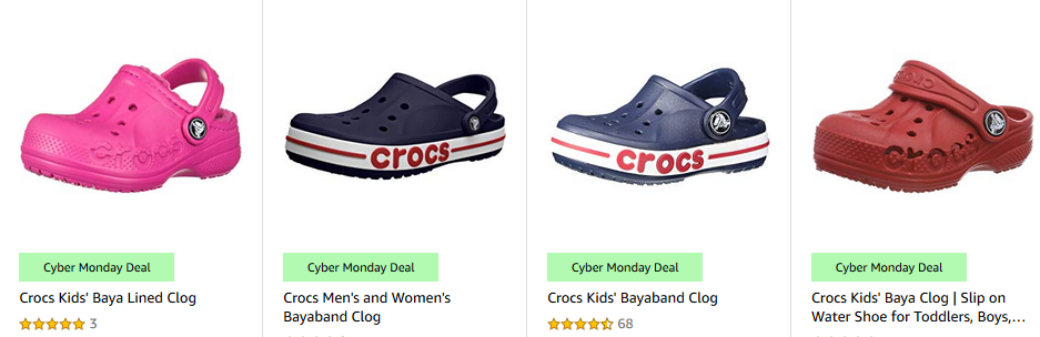 crocs cyber monday deals