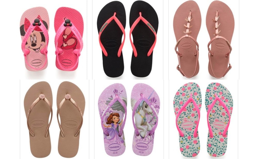 havaianas disney flip flops