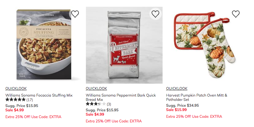 Williams Sonoma's Clearance Section Has Deals Up to 75% Off