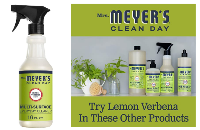 Mrs. Meyer's Clean Day Multi-Surface Everyday Cleaner, Lemon Verbena, 16 fl oz