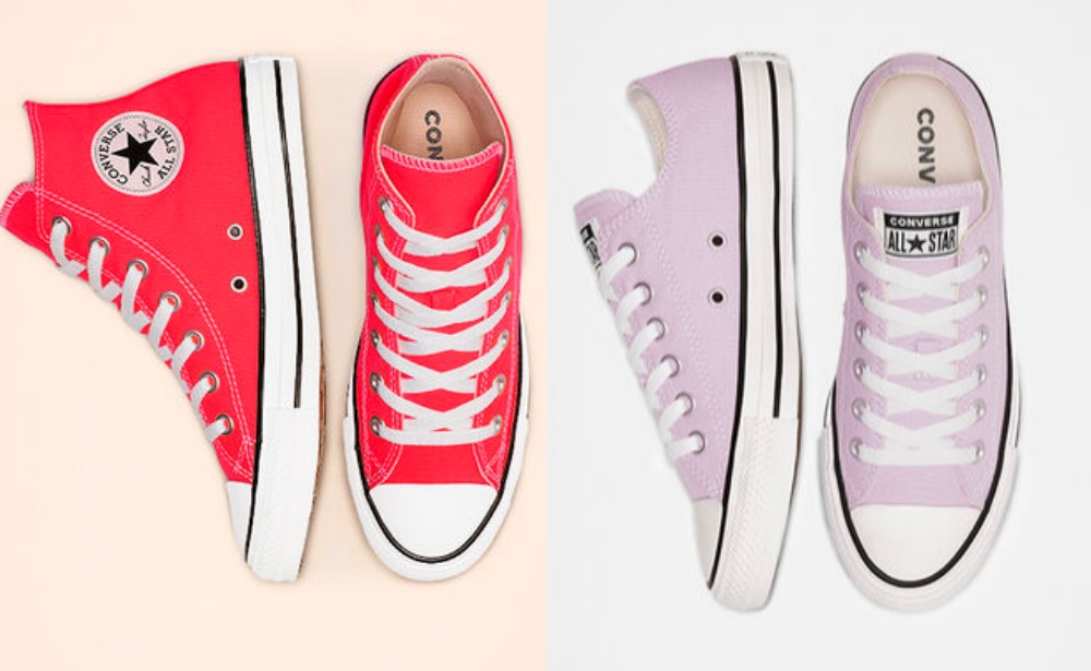 converse all star low tops colorful