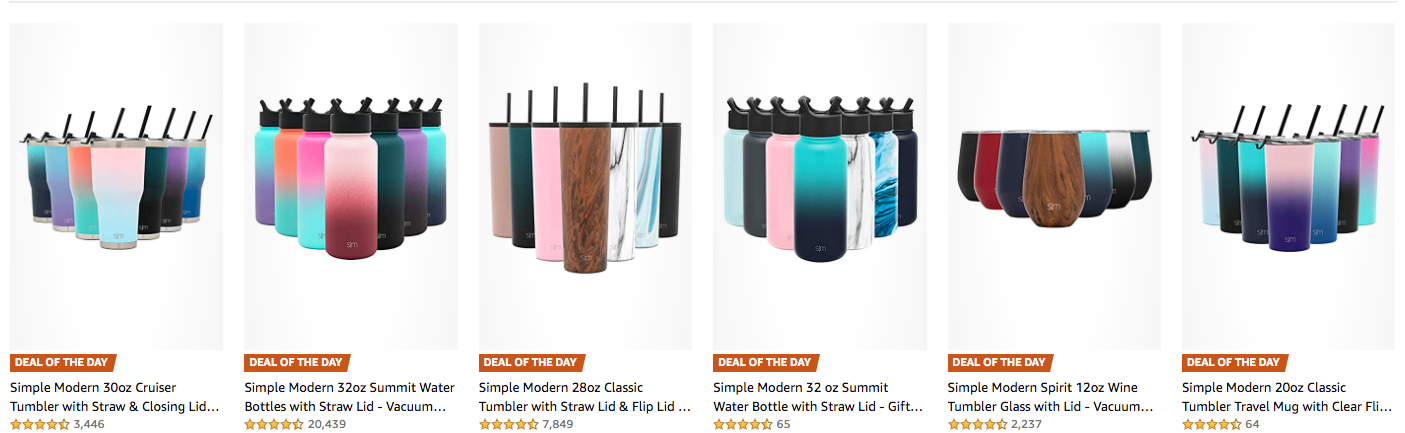 Deal of the Day: Simple Modern Tumblers