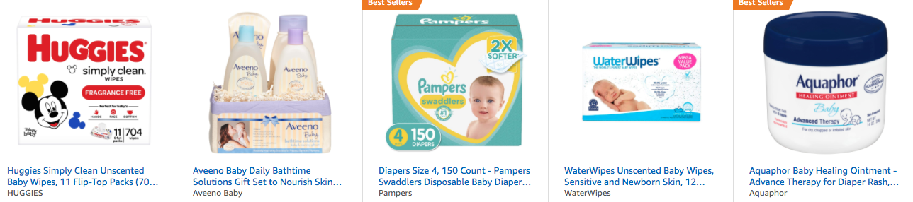 amazon baby items on sale