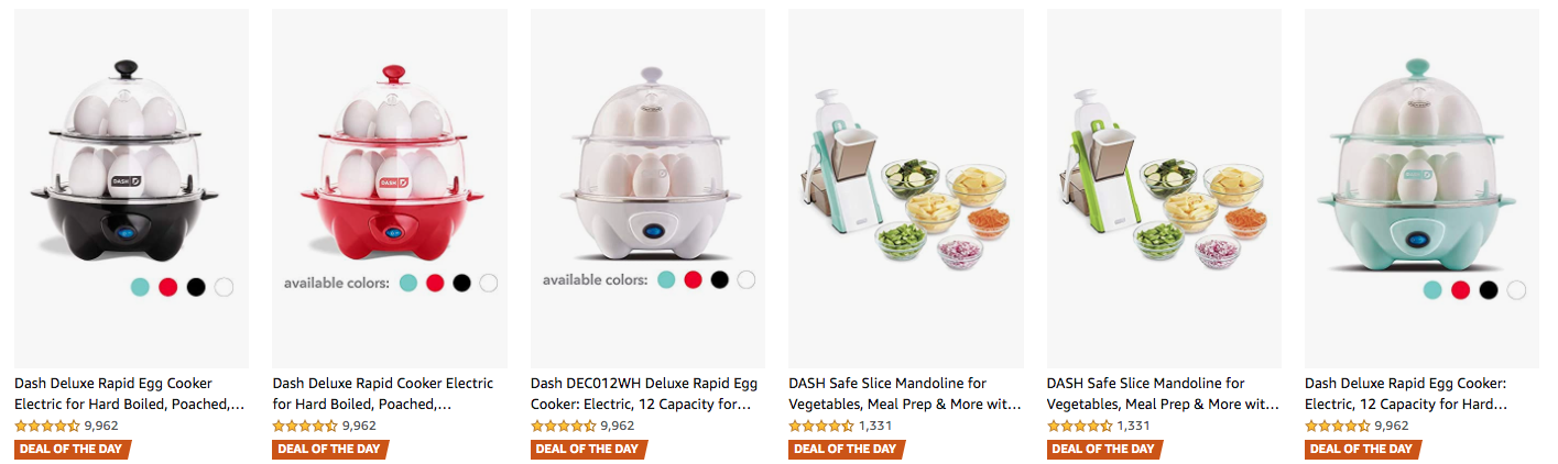 33% Off Dash Deluxe Rapid Egg Cooker 12 Egg Capacity or 40% Off a