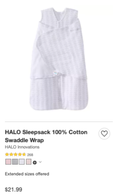 target halo sleep sack