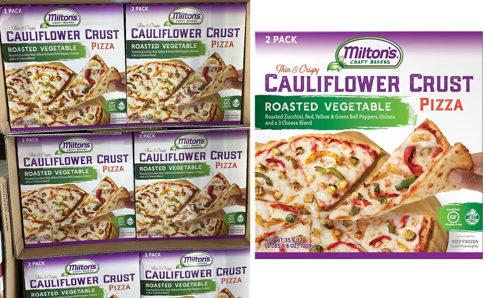 Costco Hot Deal on Milton’s Roasted Vegetable Cauliflower Crust Pizza