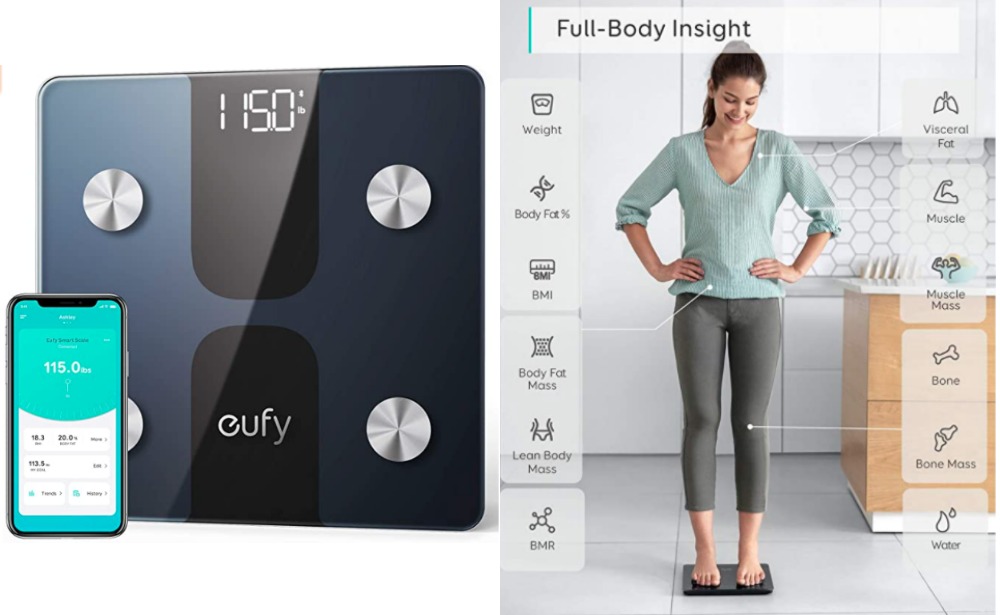 eufy Smart Scale C1 Weight Scale, Body Fat Scale, Wireless Digital