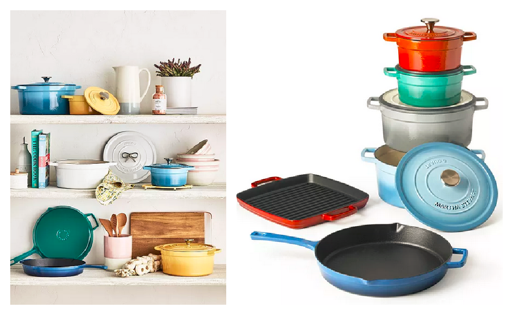 Martha Stewart Enameled Cast Iron Cookware 50% off + Extra 15% off at  Macy's