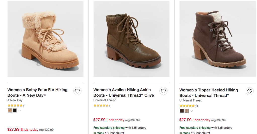 target aveline boots