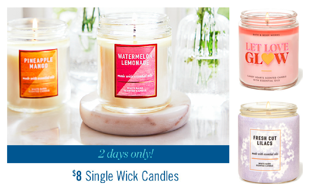 bath and body works single wick candle sale 2021