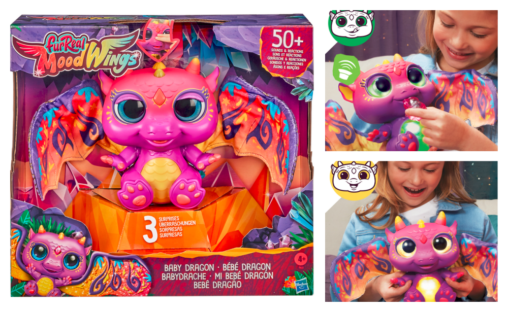 Hasbro FurReal friends Moodwings Baby Dragon Interactive Pet Toy – S&D Kids