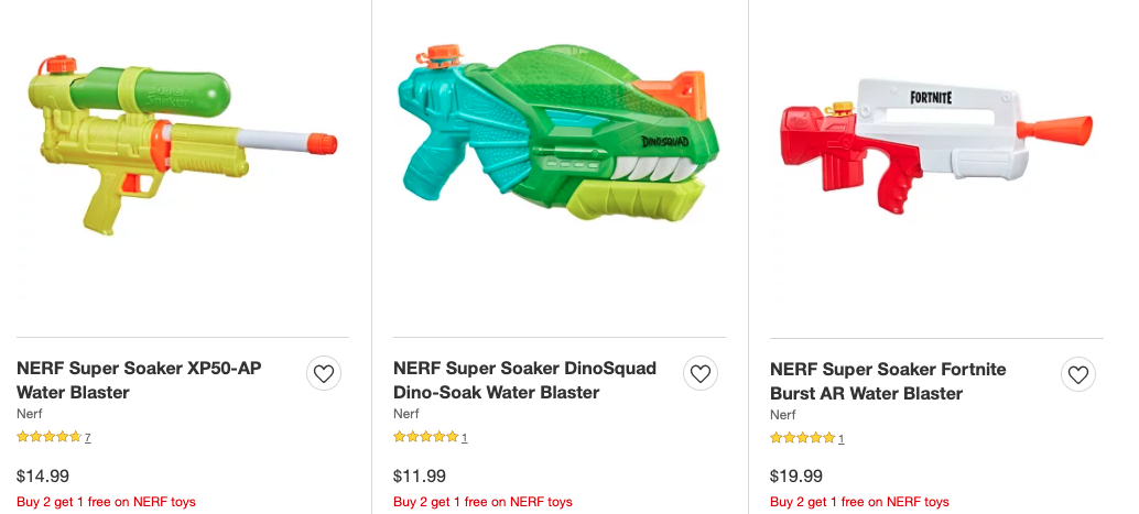 Nerf Super Soaker Fortnite Burst Ar Water Blaster : Target