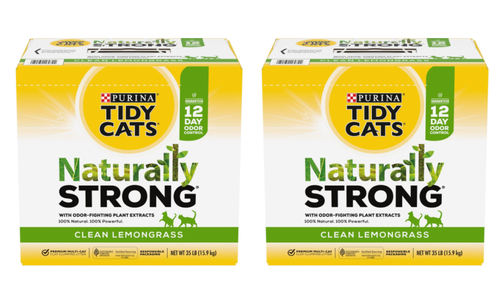 tidy cats naturally strong lemongrass