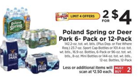 Ice Mountain Spring Water, 100% Natural 12 Ea, Bottled Water Multi-Pack