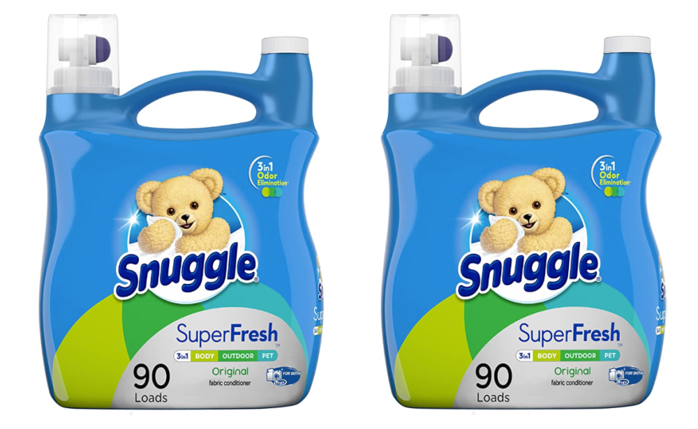 Stock Up Price! Snuggle Plus Super Fresh Liquid Fabric Softener With ...