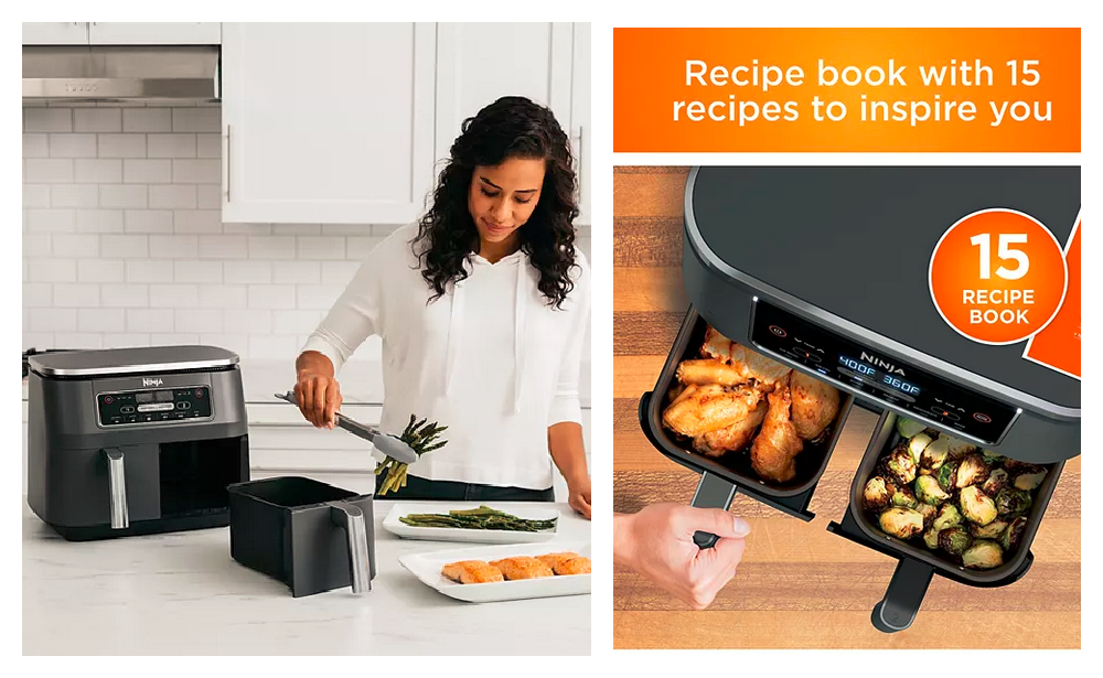 Ninja Foodi 6-In-1 2-Basket Air Fryer with Dualzone Technology