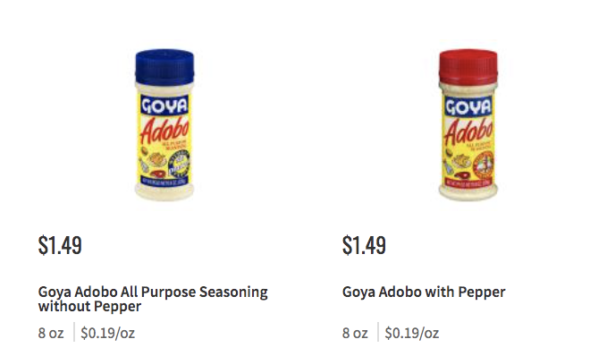 Goya Adobo All Purpose Seasoning 8oz